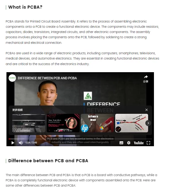 Difference Between PCB and PCBA